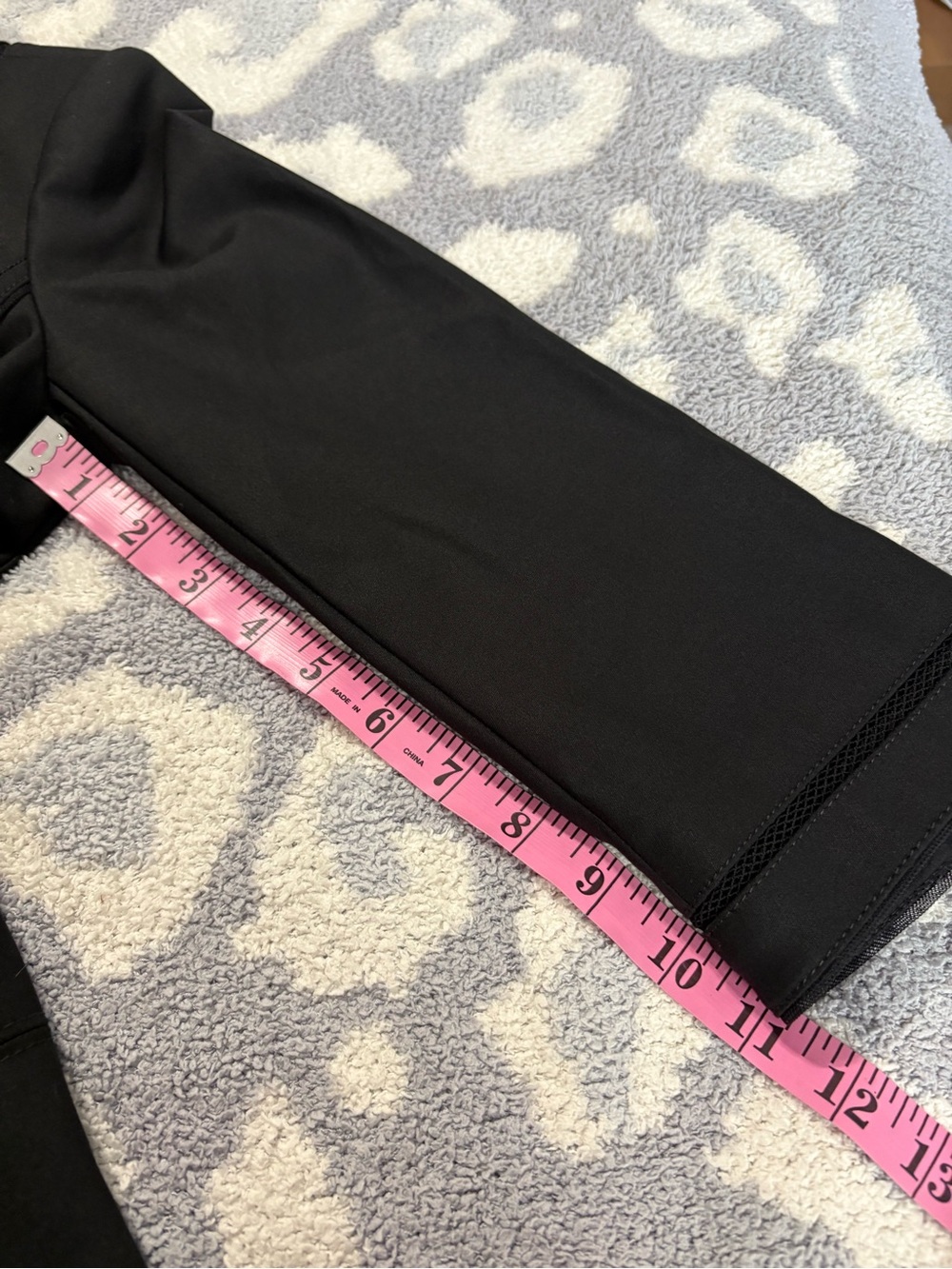 WHBM Perfect Form Blazer Jacket Black Zip Front Peplum 6 - Picture 9 of 15